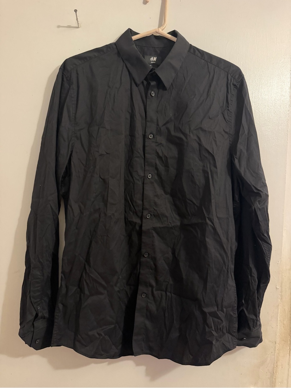 h&m button down long sleeve shirt